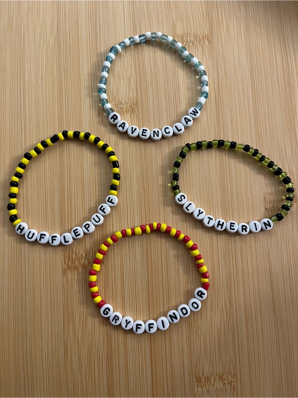 Harry Potter Beaded Bracelets - Set of 4